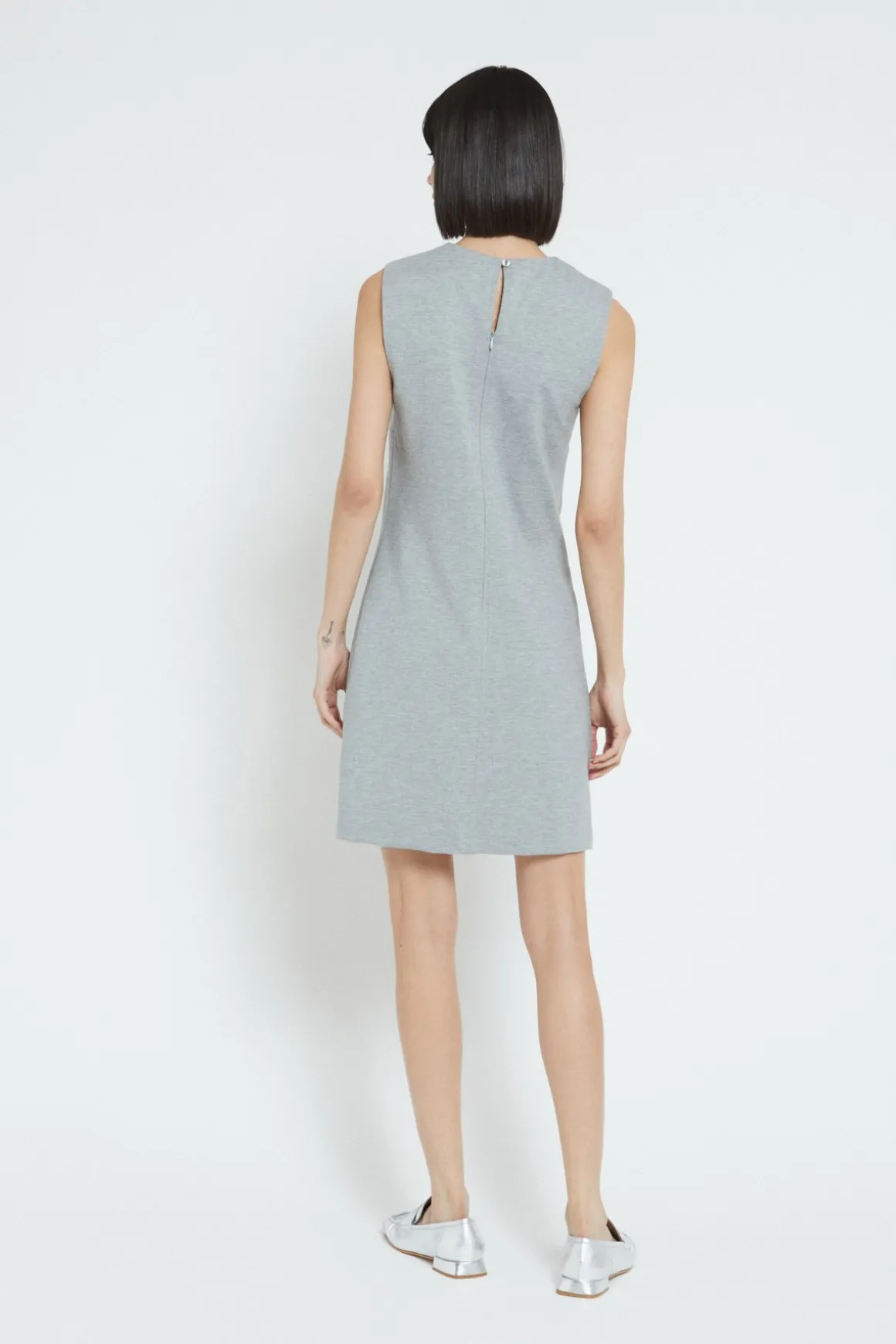 Robe courte en viscose