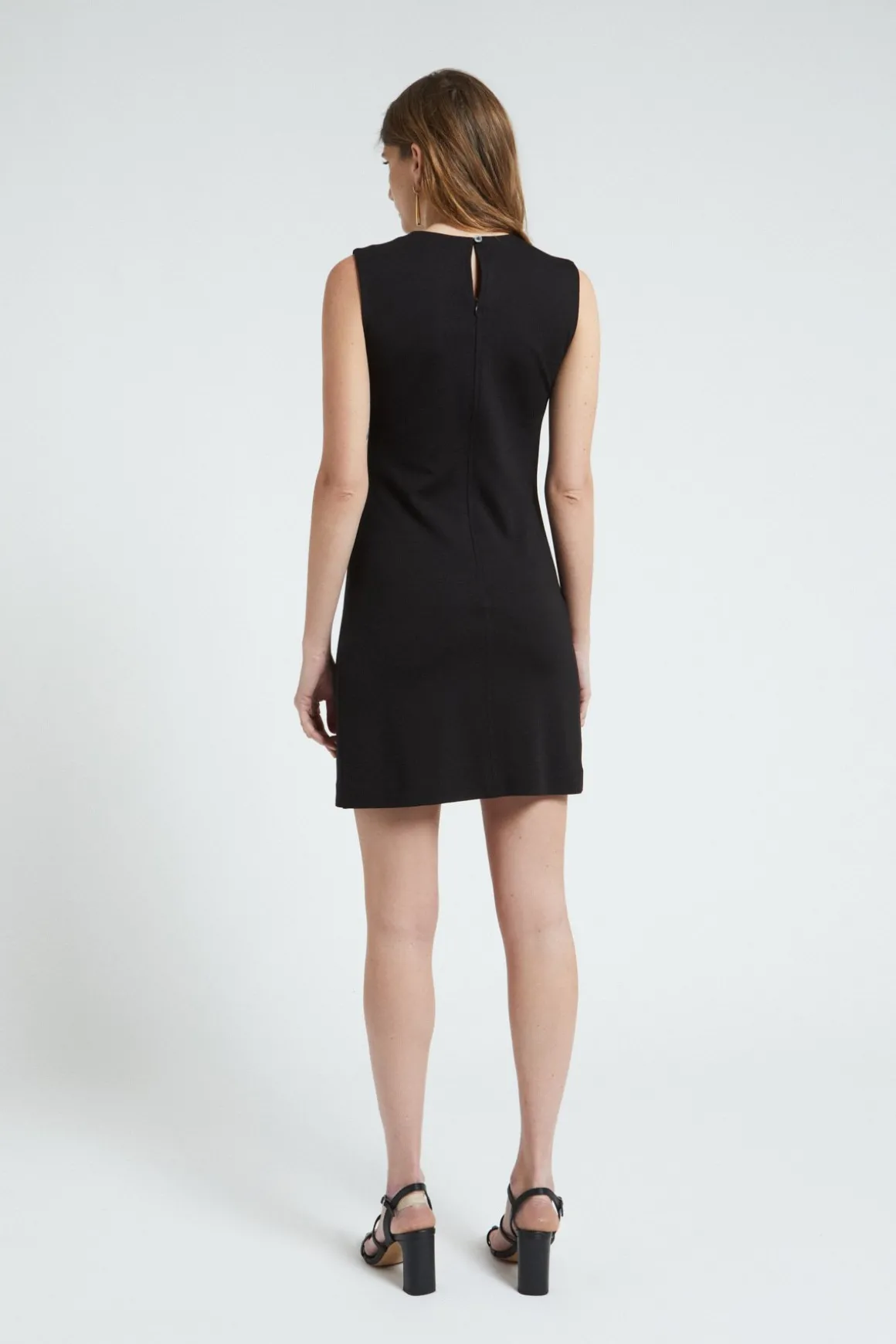 Robe courte en viscose