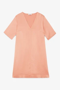 Robe courte en viscose