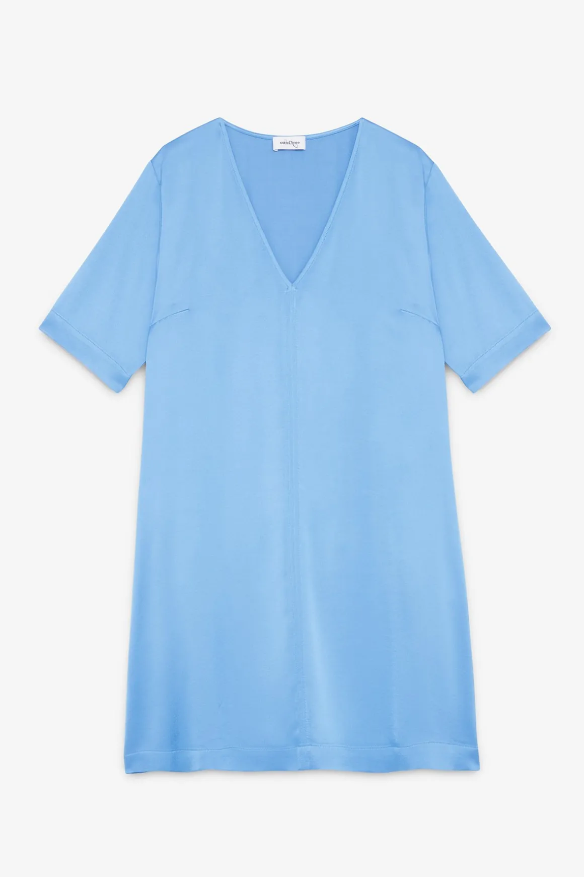 Robe courte en viscose