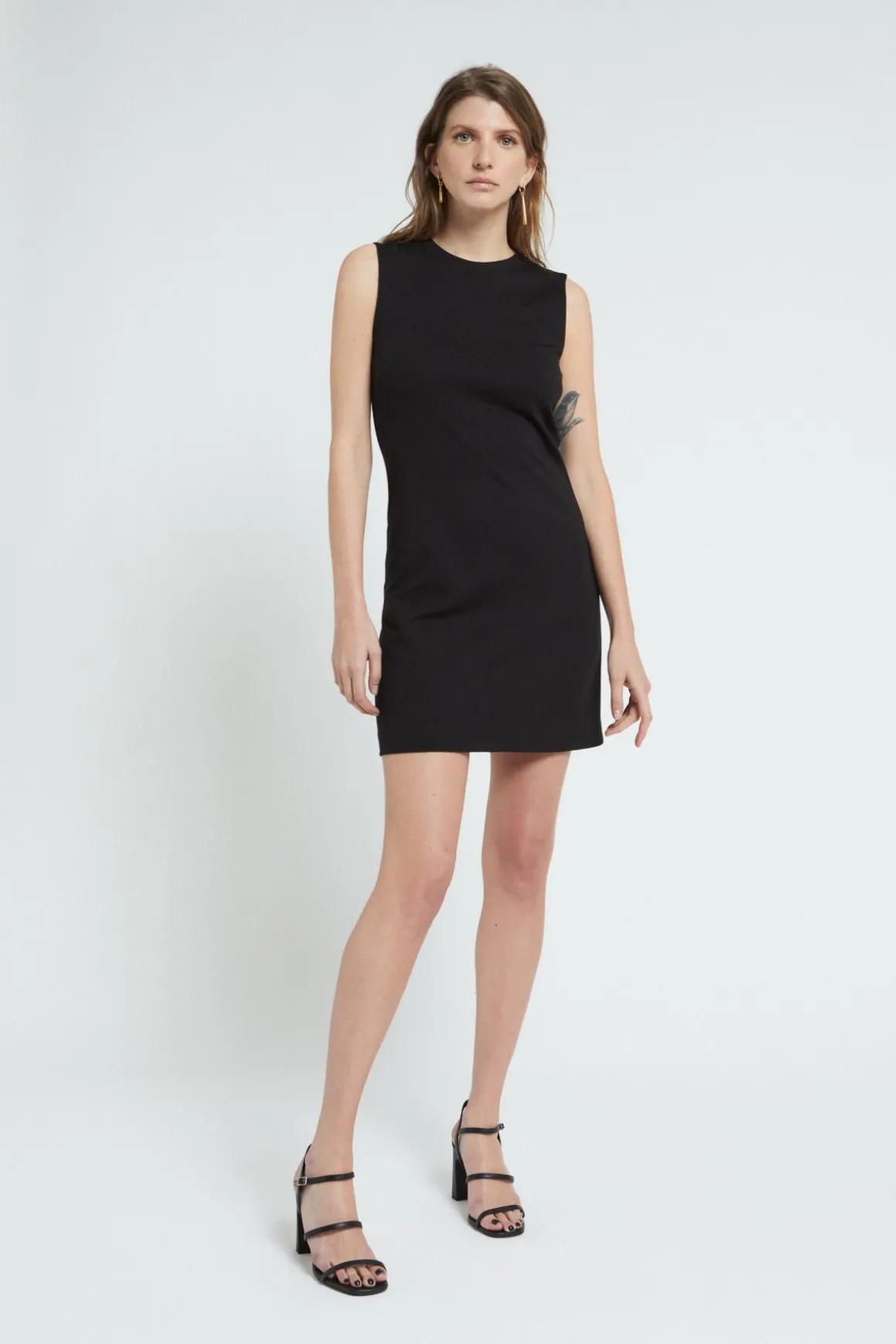 Robe courte en viscose