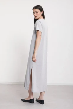 Robe longue avec fente