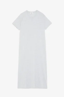 Robe longue avec fente