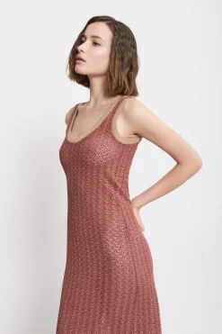 Robe longue en coton