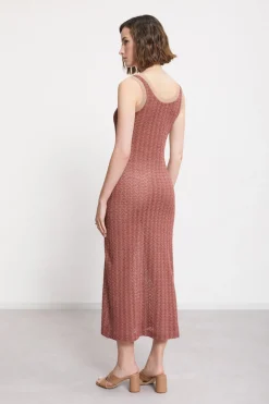 Robe longue en coton