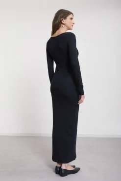 Robe longue en coton modal
