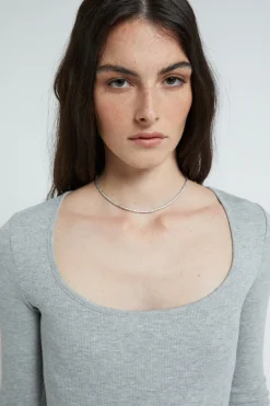 Robe longue en coton modal
