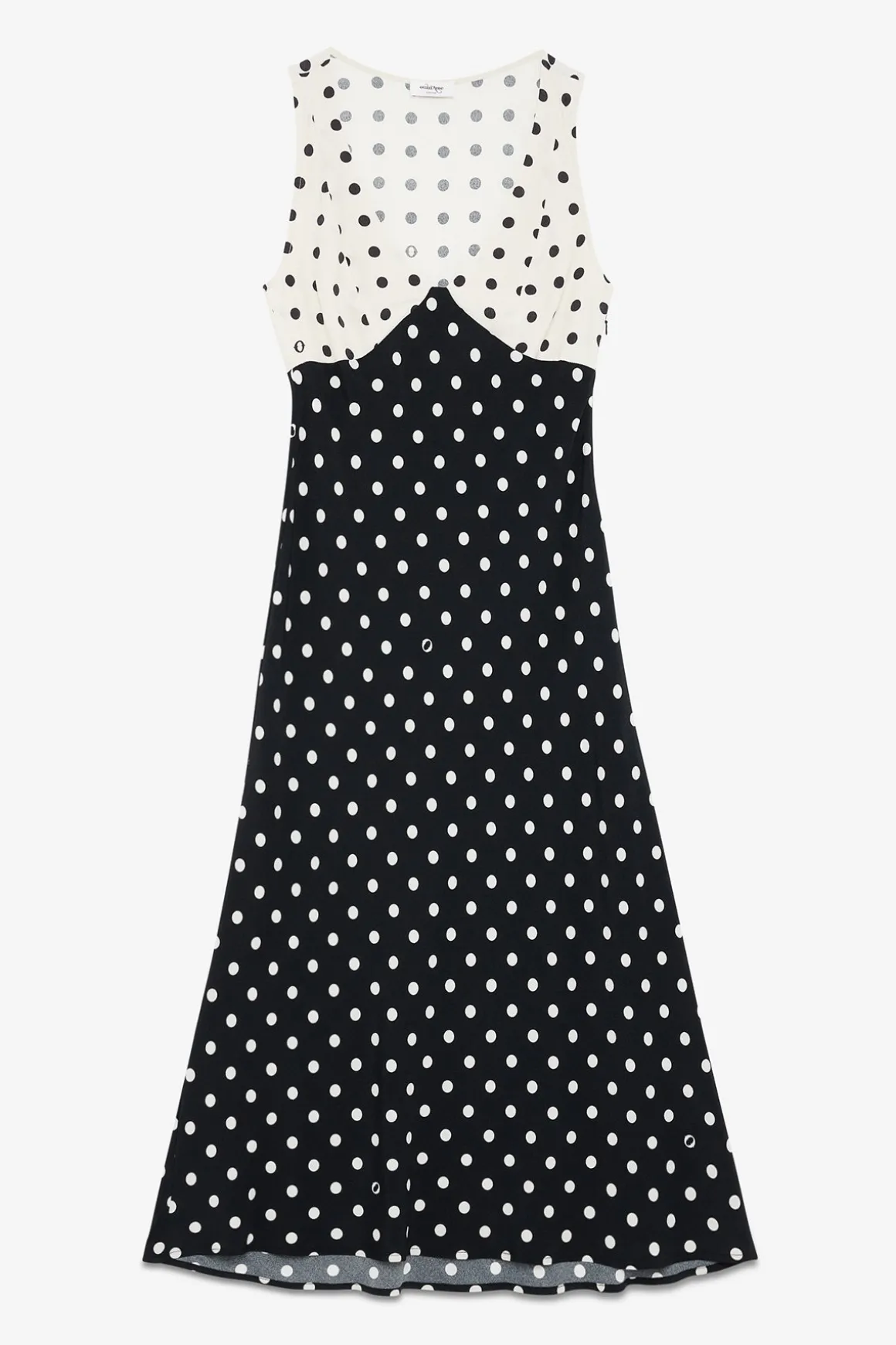 Robe longue en crêpe de viscose