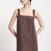 Robe longue en lin