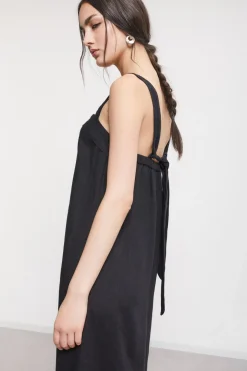 Robe longue en lin