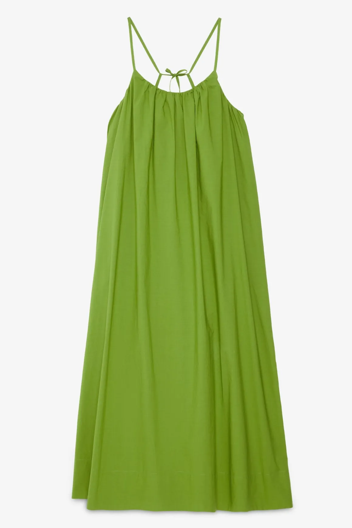 Robe longue en popeline