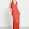 Robe longue en viscose
