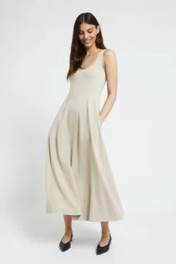 Robe longue en viscose