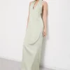 Robe longue en viscose