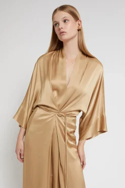 Robe longue en viscose