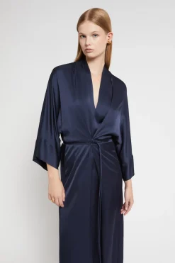 Robe longue en viscose