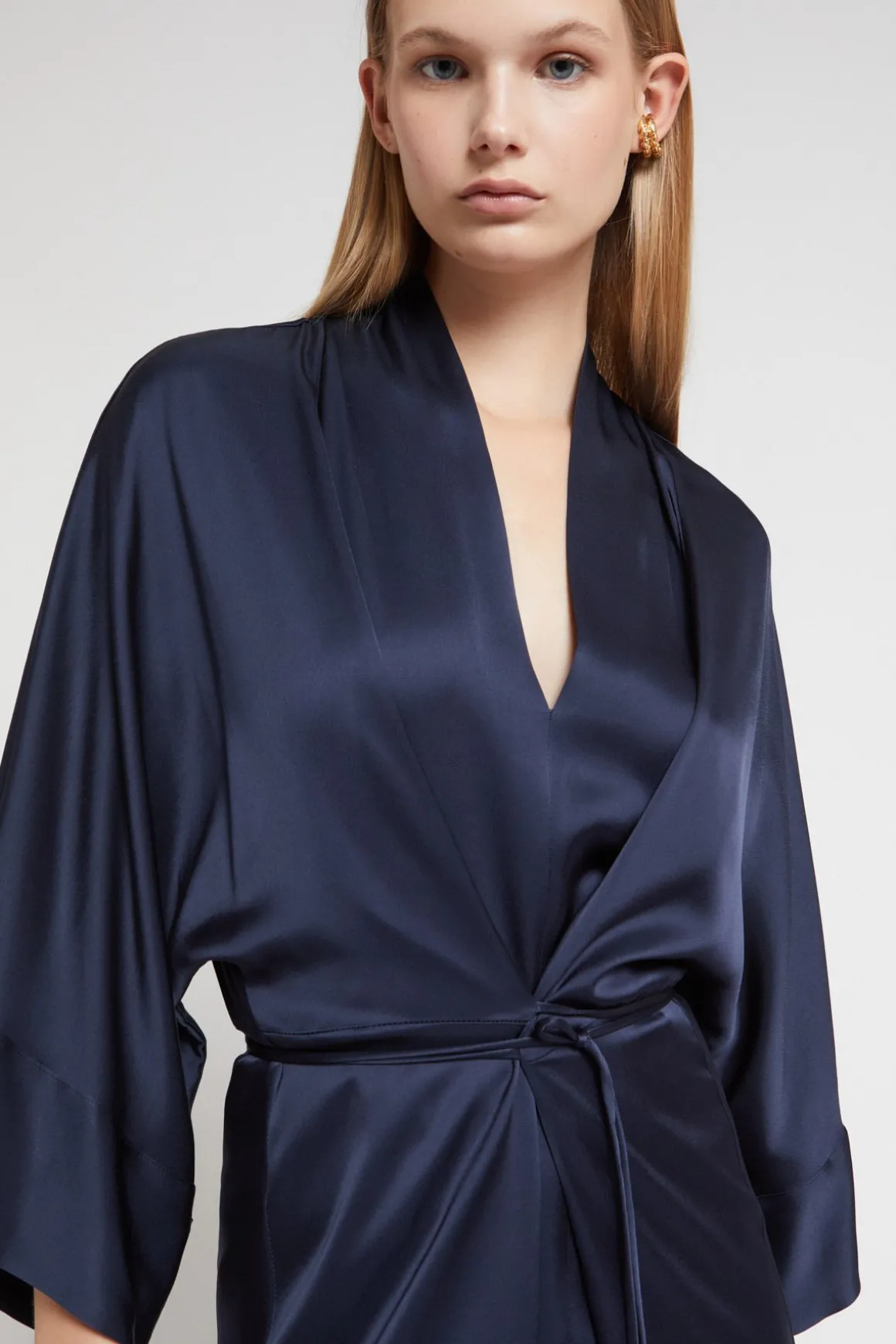 Robe longue en viscose