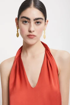 Robe longue en viscose