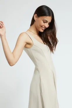 Robe longue en viscose