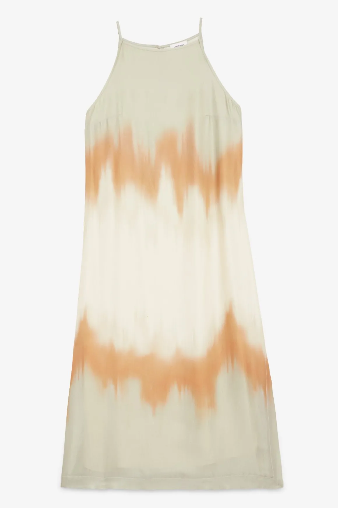 Robe longue en viscose imprimée