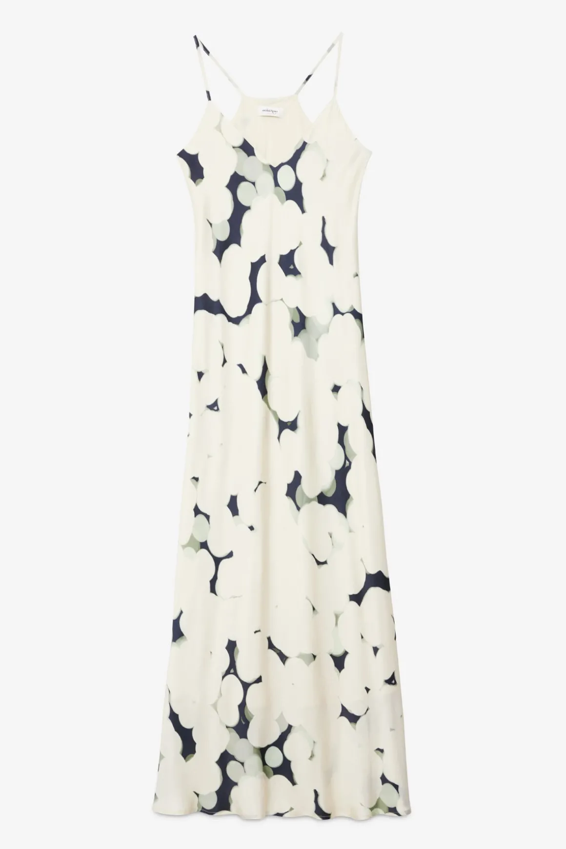 Robe longue en viscose imprimée