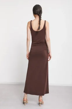 Robe longue élastique