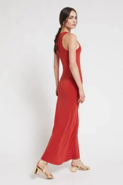 Robe longue élastique