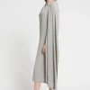 Robe midi avec écharpe
