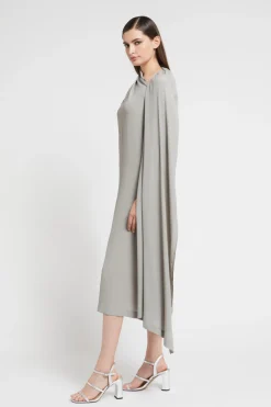 Robe midi avec écharpe