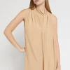 Robe midi avec écharpe