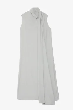 Robe midi avec écharpe