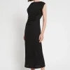 Robe midi en jersey