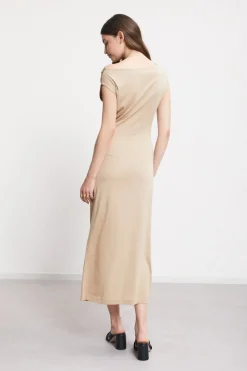 Robe midi en jersey