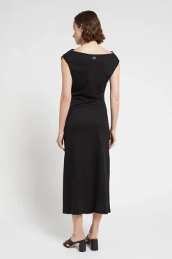 Robe midi en jersey