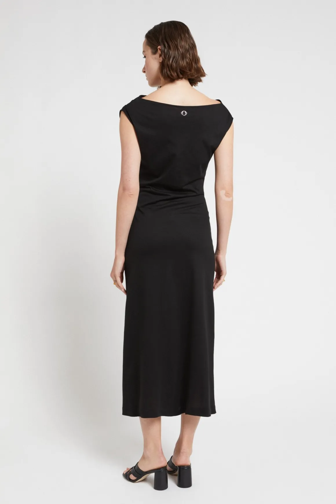 Robe midi en jersey