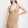 Robe midi en lin