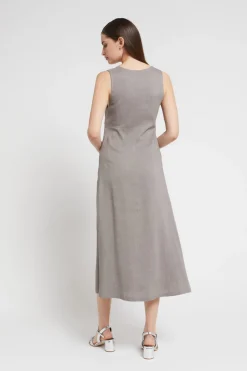Robe midi en lin