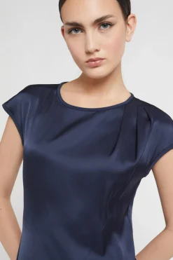 Robe midi en viscose