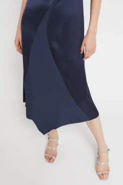 Robe midi en viscose