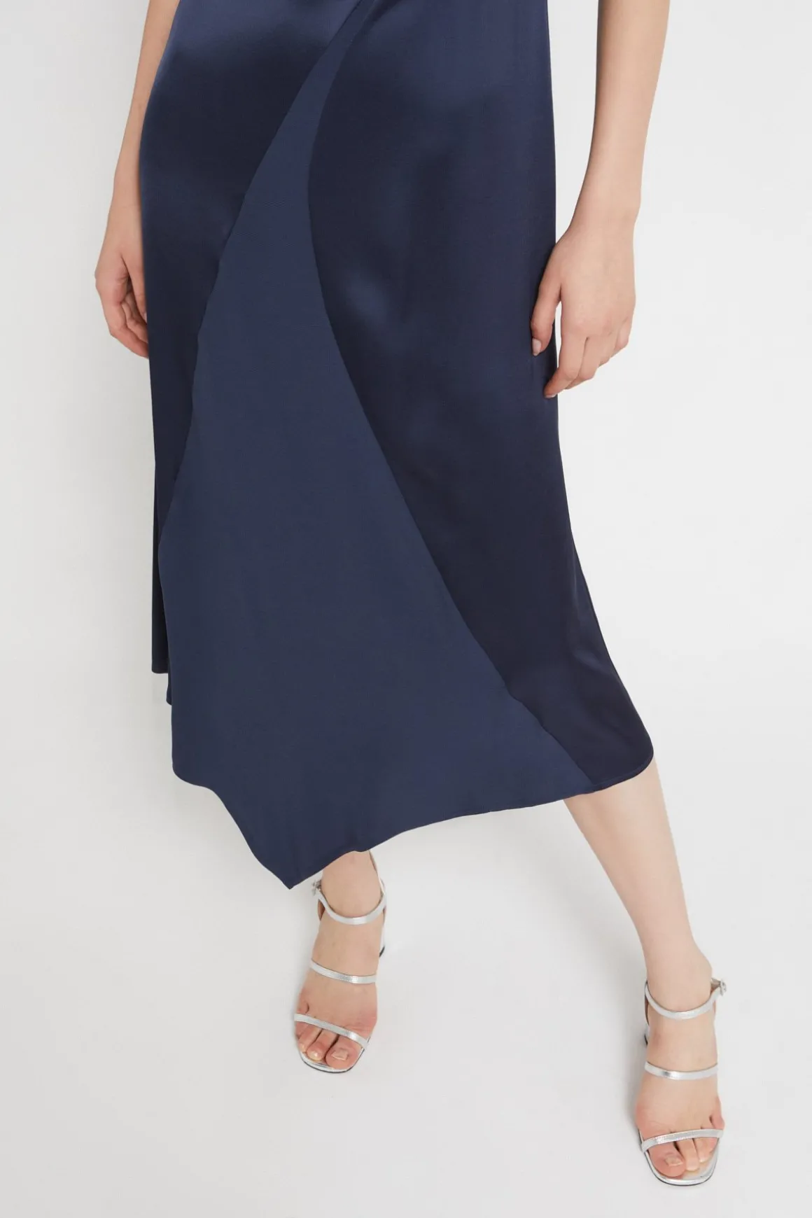 Robe midi en viscose