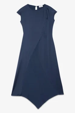 Robe midi en viscose