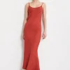 Robe style lingerie en lin