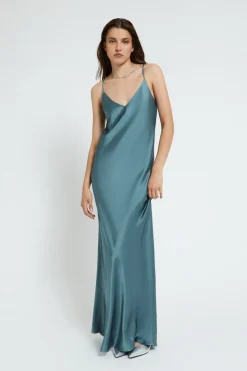 Robe style lingerie en viscose