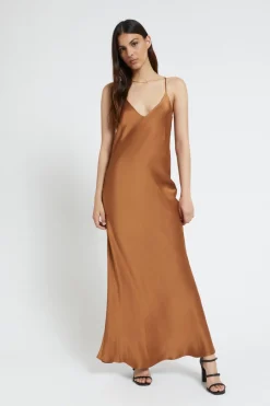 Robe style lingerie en viscose