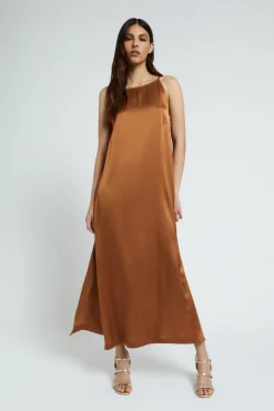 Robe style lingerie en viscose