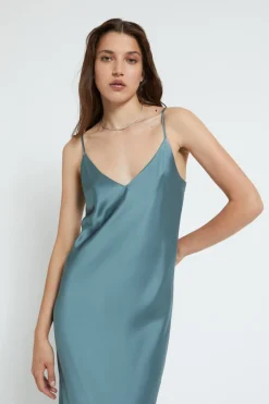 Robe style lingerie en viscose