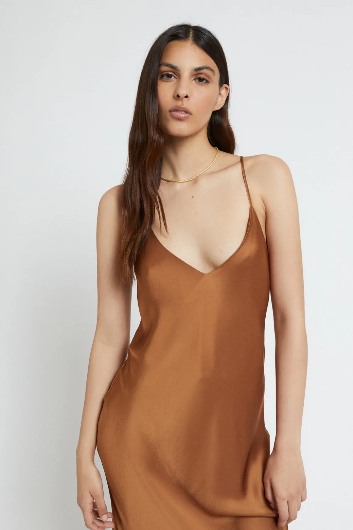 Robe style lingerie en viscose