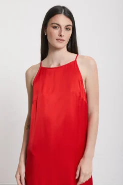 Robe style lingerie en viscose