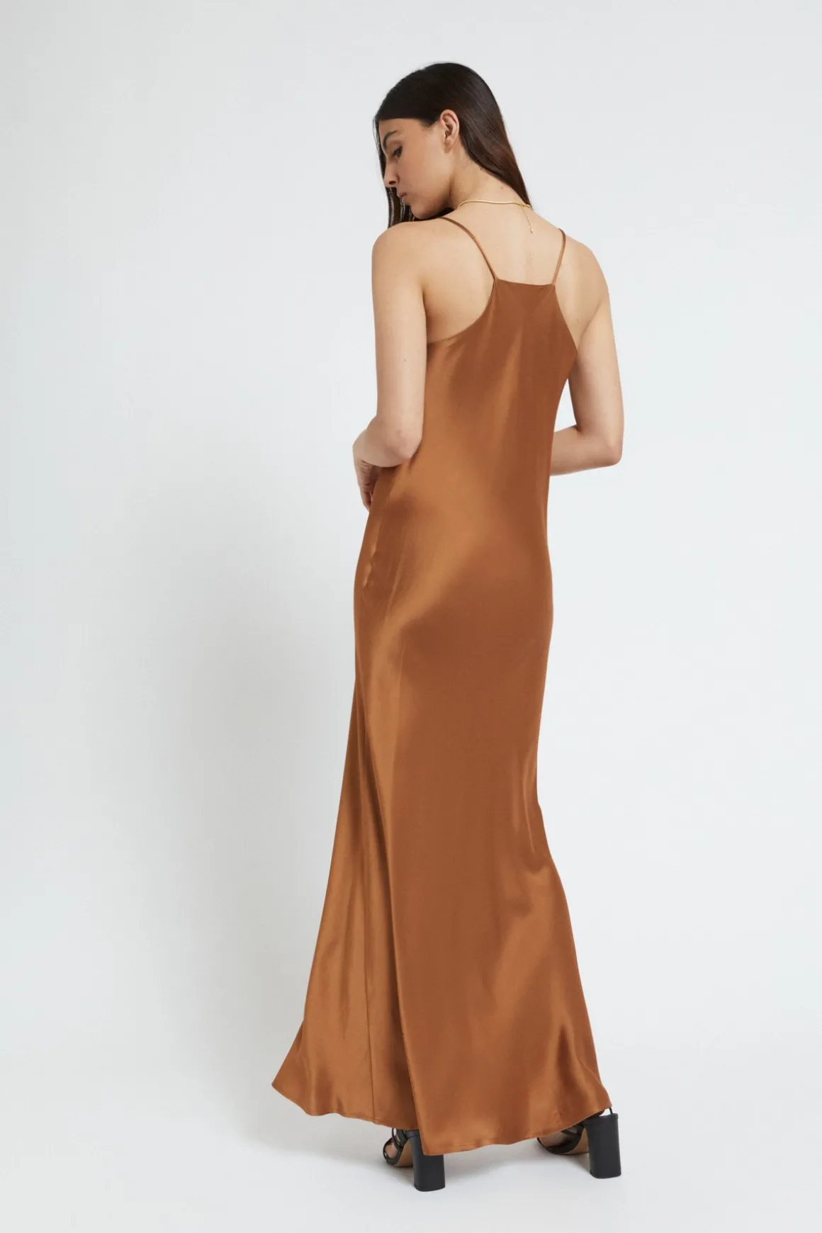 Robe style lingerie en viscose