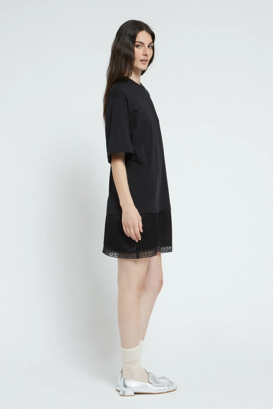 Tee Shirt over size en coton